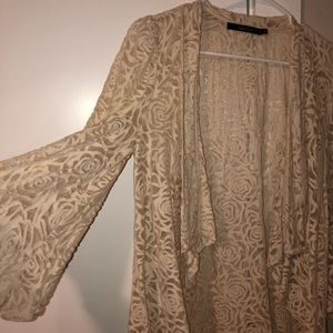 Lace lightweight cardigan/throw